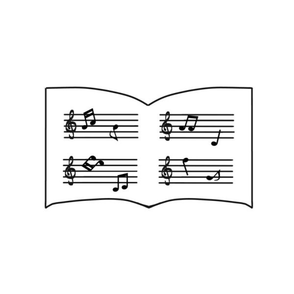おんぷだけの楽譜をみて、自分なりに表現を書いてみましょう！<br />
<br />
実際にインストラクターがその指示通りに弾いてみます。