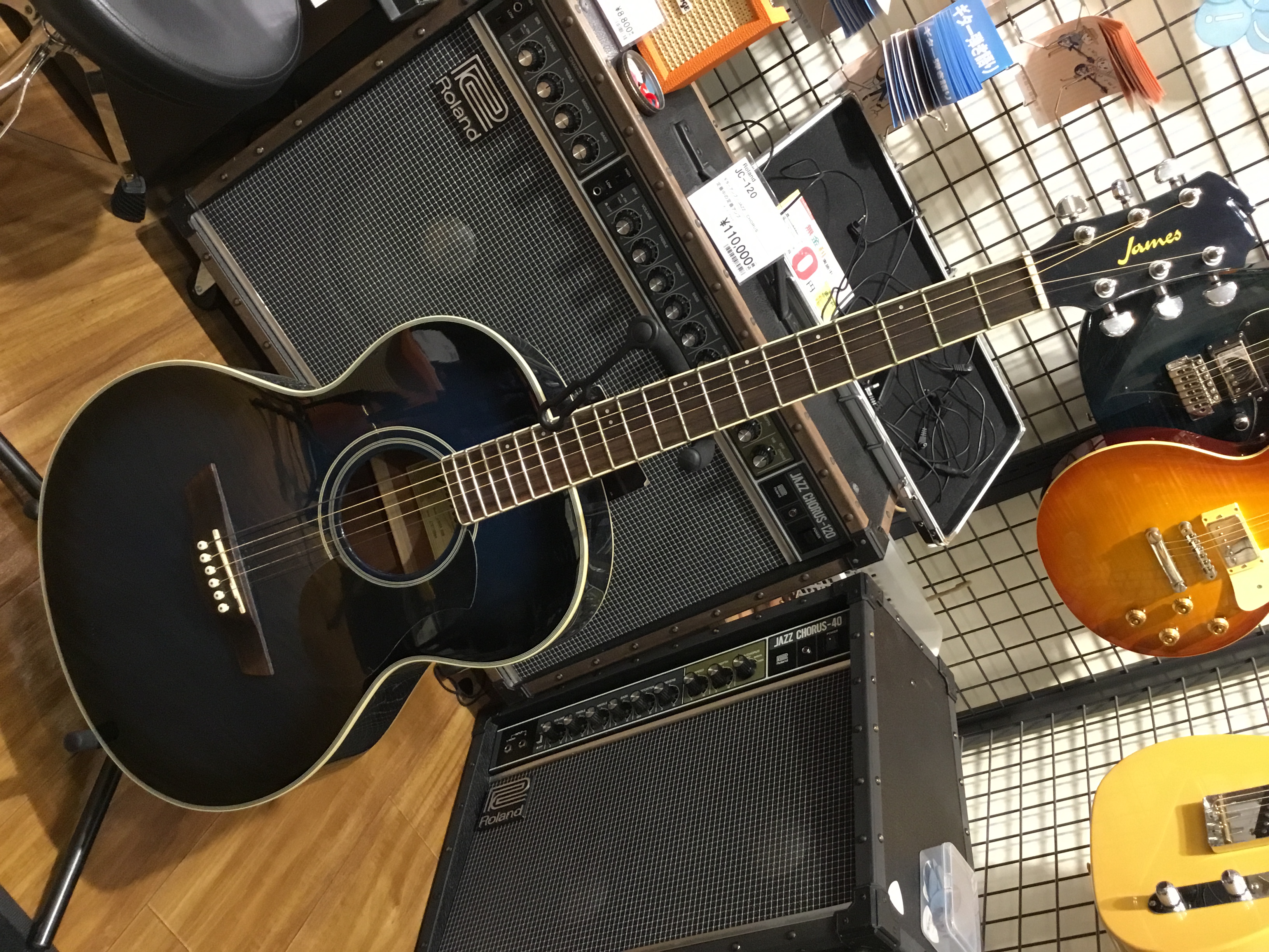 中古アコースティックギターJames J-300A