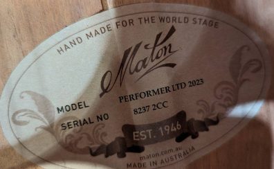 【Maton入荷！】人気沸騰中のメイトンギターが京都桂川店に入荷しました！生涯使える一本をお探しのあなたにオススメ！
