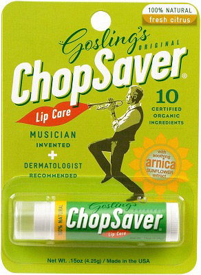 管楽器プレーヤー用 リップトリートメントChopSaver（ショップセイバー）