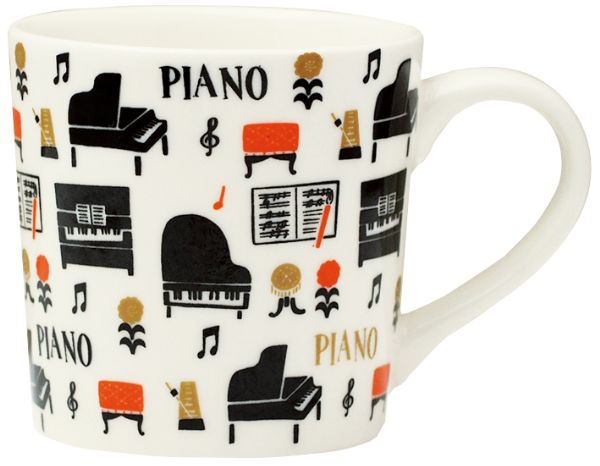シーエスリンクLP8015-01 マグカップ／la la Piano
