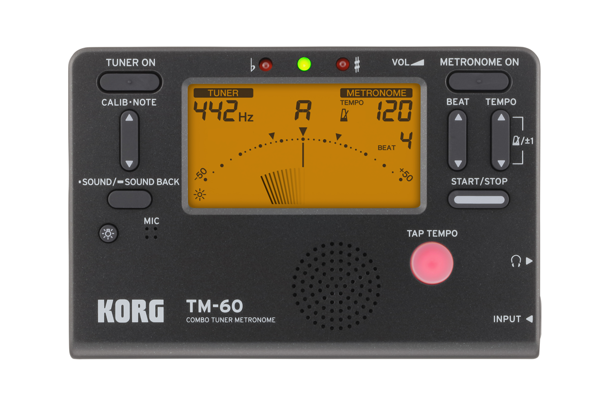 チューナーメトロノームTM-60 BK