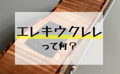 【エレキウクレレ】ライブでも！アンサンブルでも使えるエレキウクレレご紹介※3/26更新