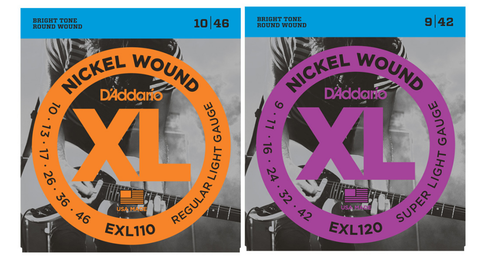 エレキギター弦D’Addario EXL110/EXL120