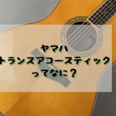 【YAMAHA】トランスアコースティックギター「LL-TA」試せます