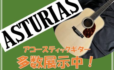 【アコースティックギター】ASTURIAS（アストリアス）多数展示中！