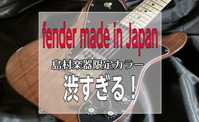 【エレキギター】島村楽器限定カラーのフェンダーテレキャスターカスタムが渋すぎる！