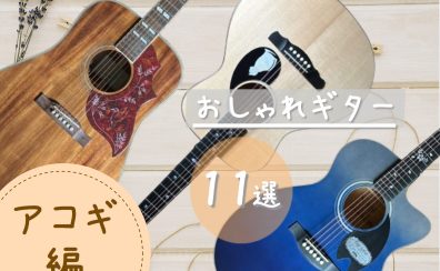 学生さん必見！おしゃれギター11選　～アコギ編～