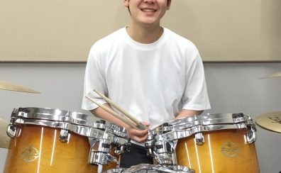 ららぽーと門真店【4歳から大人の方まで通えるドラム教室】水登　裕貴先生(水曜日) ～インタビューをしてみた！～