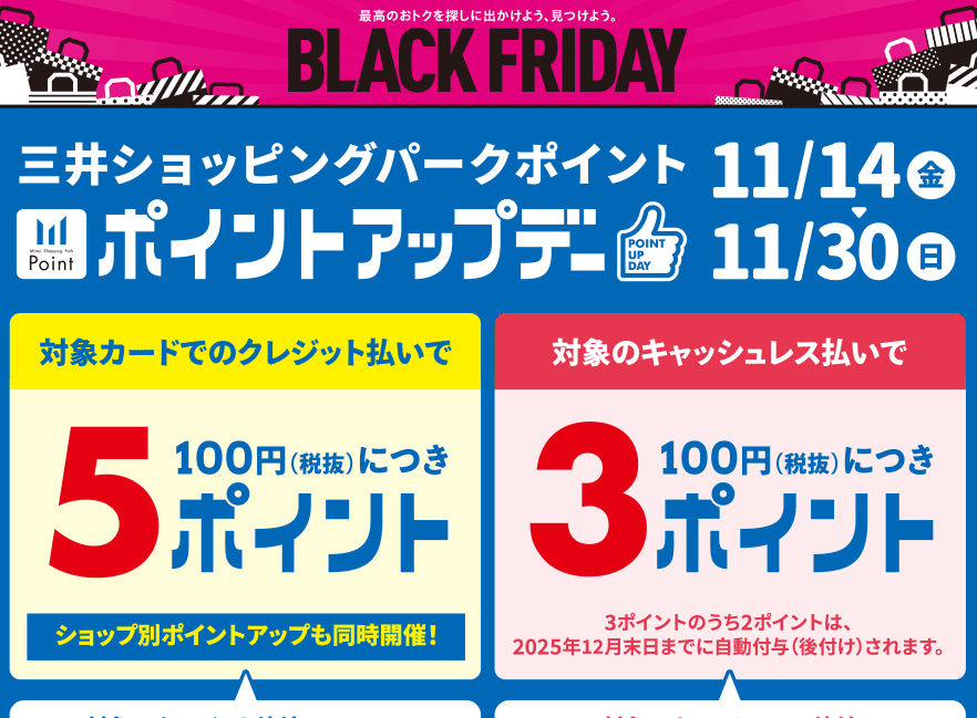 楽器のご購入を検討されている皆さまにお知らせです。 下記期間におきまして、三井ショッピングパークポイント会員様を対象のポイントアップを開催いたします。ポイント還元率がいつもよりお得な期間となりますので、ぜひご検討くださいませ。 CONTENTSポイントアップキャンペーン実際どれくらいお得になるの？こ […]