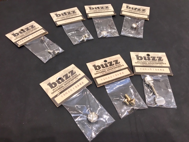 【サックスアクセサリー】BUZZから洋白ネジシリーズが登場！
