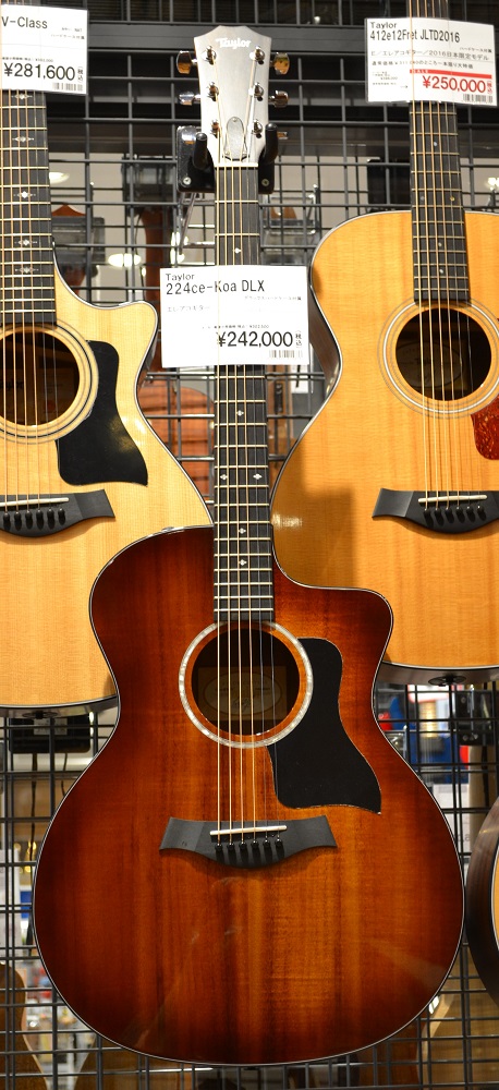 アコースティックギター テイラー【224ce Koa DLX】販売中