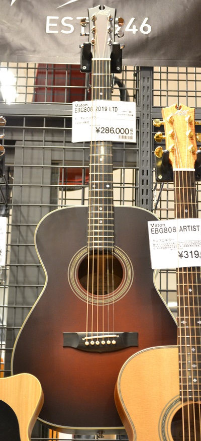 アコースティックギター Maton EBG808 2019年限定版入荷しました!!