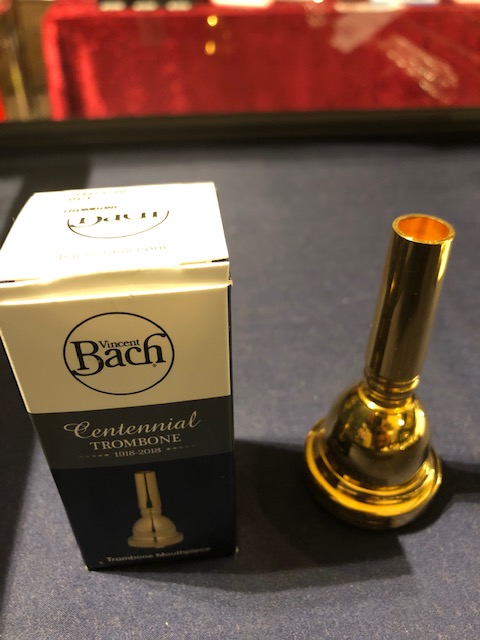 【限定マウスピース再入荷】“Bach”100周年記念トロンボーンマウスピース