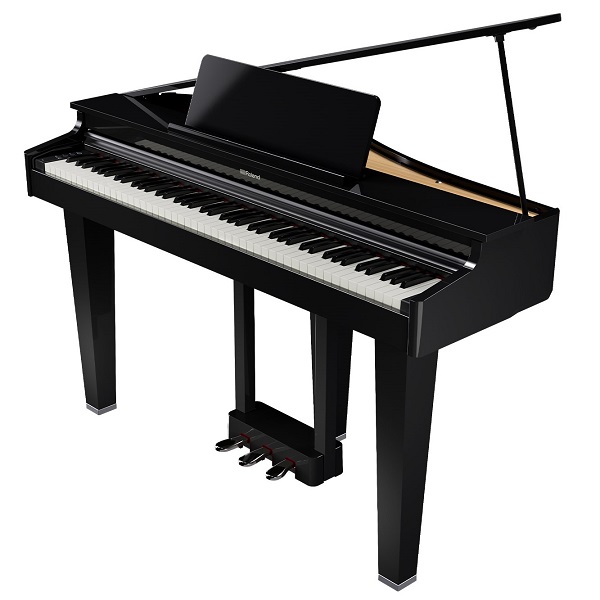GP-3<br />
グランドピアノ型としては小型・軽量サイズながら、臨場感のある音源と、生ピアノ特有の鍵盤・ペダルの感触を実現。<br />
<br />
カラー<br />
黒 鏡面艶出し塗装仕上げ(展示) ￥385,000
