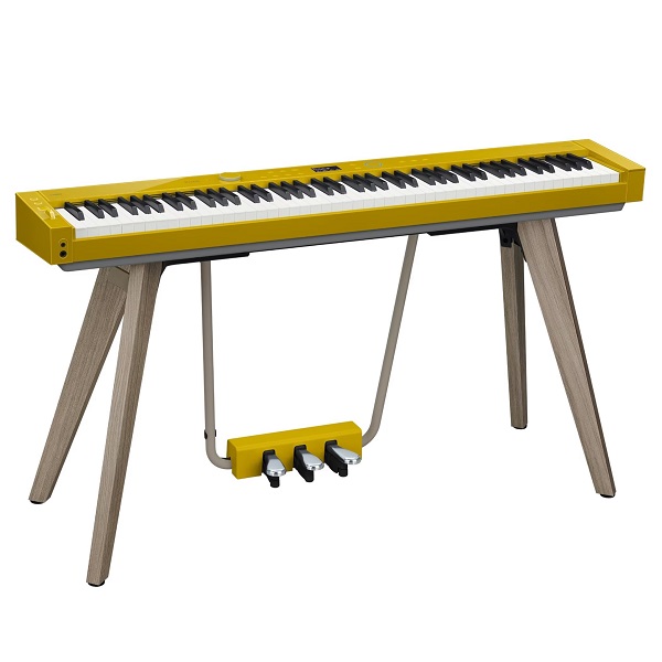 PX-S7000<br />
どんな空間にも調和するようデザインされた、ミニマルなデジタルピアノ。上質さと自由さを兼ね備えています。<br />
<br />
カラー<br />
ブラック / ホワイト 各￥253,000<br />
ハーモニアマスタード(展示) ￥275,000