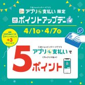 【4月】三井ショッピングパークポイントがたくさん貯まる！お得なキャンペーンのお知らせ