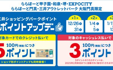 【限定】三井ショッピングパークカード《セゾン》限定ポイントアップ