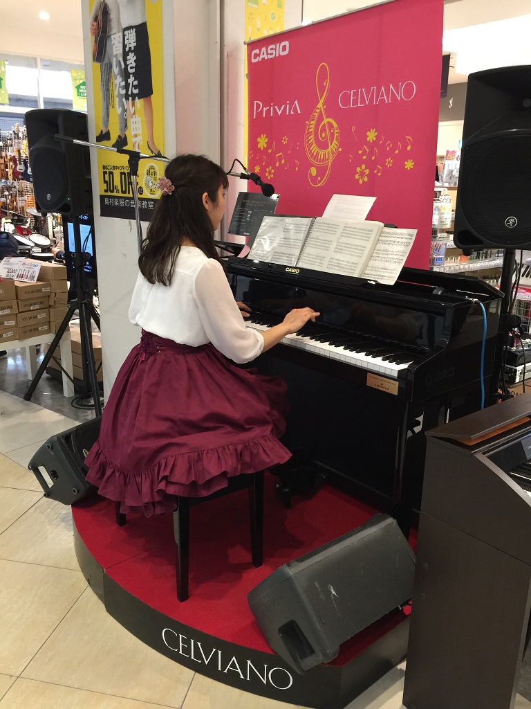 8月23日（木）14時より、CASIOグランドハイブリッドピアノによる店頭演奏会を開催！ *CASIOグランドハイブリッドピアノによる生演奏を店頭で体感してみて下さい！ [!!電子ピアノの中でも最高峰モデル、CASIOグランドハイブリッドピアノ[http://casio.jp/emi/product […]