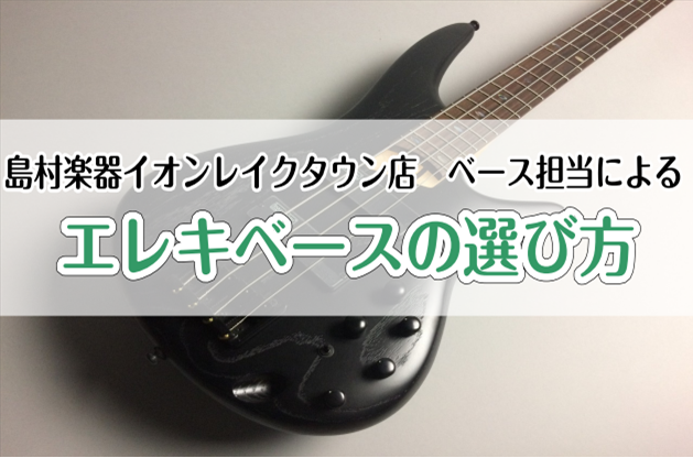 ギター　ベース　アコギ　エレキ　島村楽器　レイクタウン