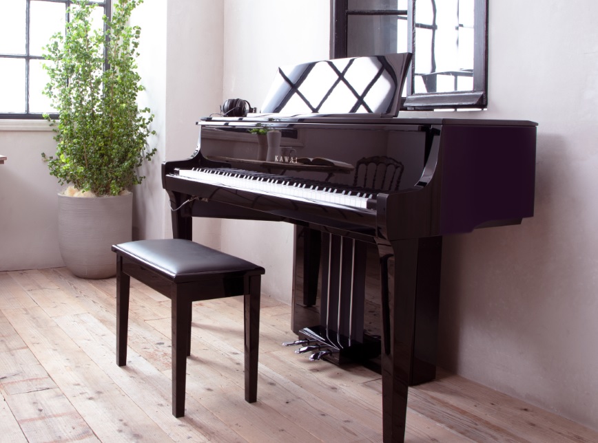 新商品KAWAIのハイブリットピアノNOVUS NV10S展示中！お試しいただけます！