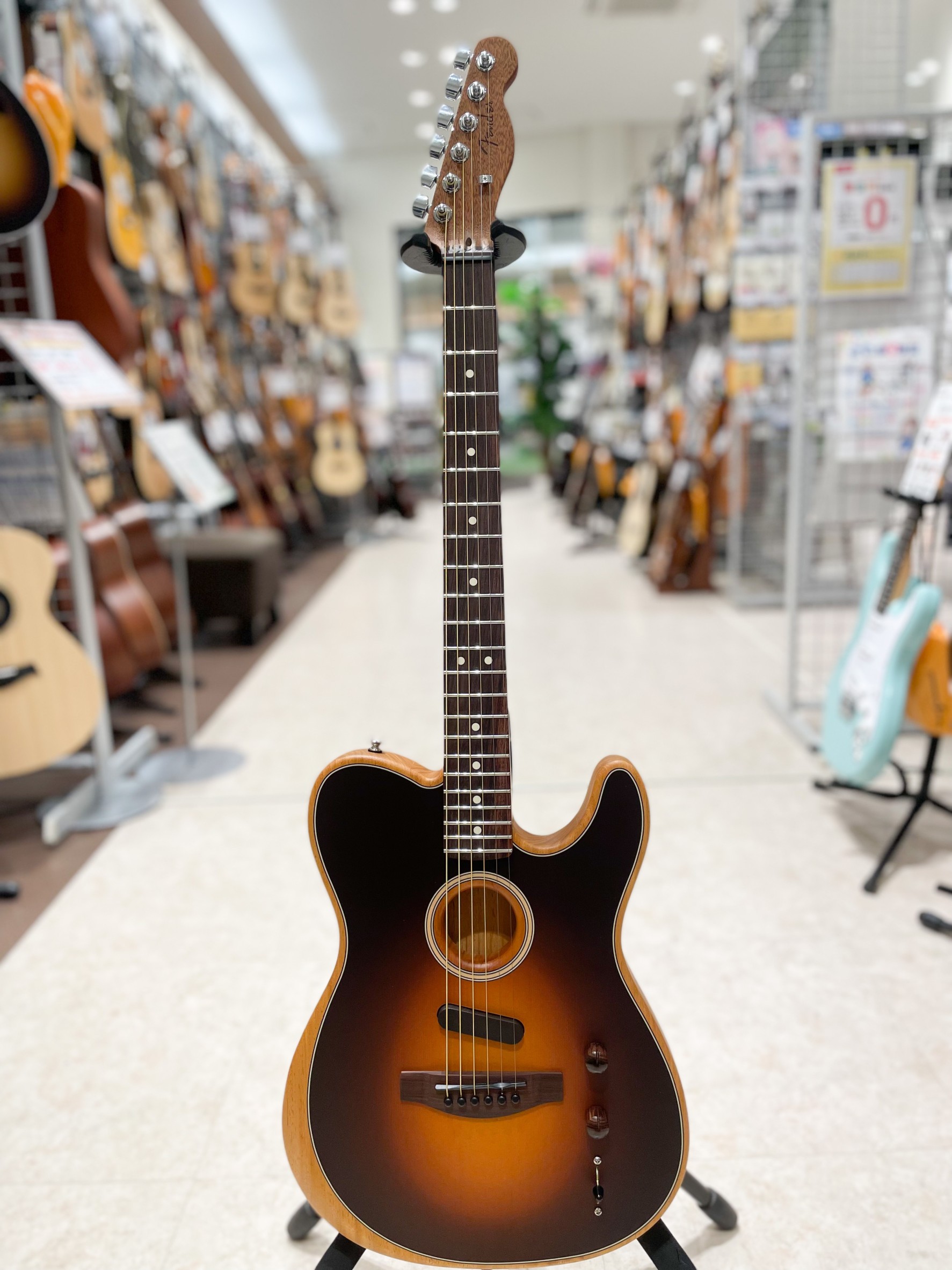 エレアコギターFender Acoustasonic Player Telecaster / Shadow Burst