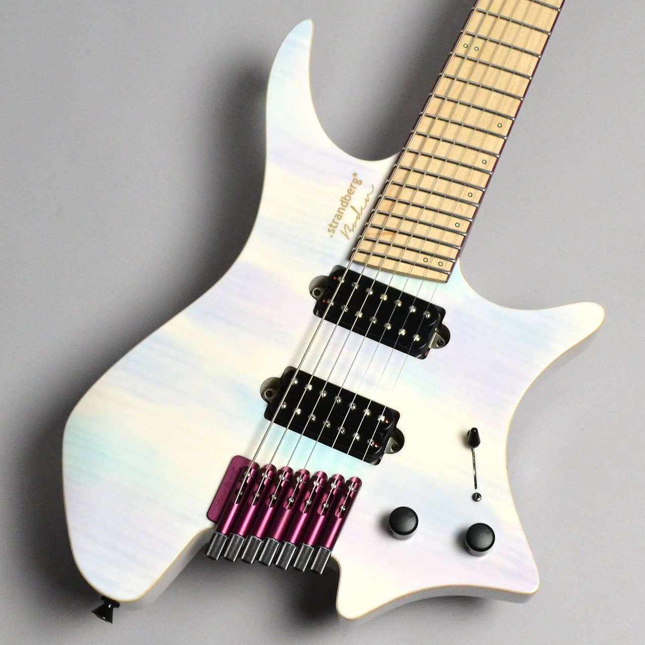 7弦ヘッドレスエレキギターJ7-STD HH 5AFM BG【オーダーモデル】
