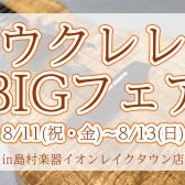 〈11月に第2弾開催決定！！〉終了しました【8/11~13】ウクレレ夏の大展示会inレイクタウン⛱各メーカー取り揃えます！セミナーやイベントも開催★