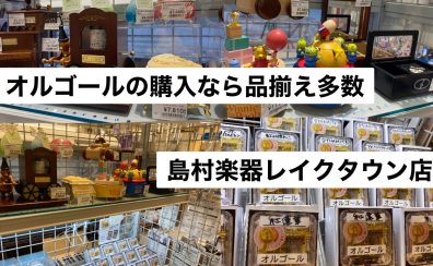 【オルゴール品揃え豊富】楽器店ですがオルゴール多数取り扱っております！