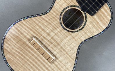 【ウクレレ入荷情報】tkitki ukulele「極上メイプル1P」「シープレス×ハカランダ」ソプラノウクレレ