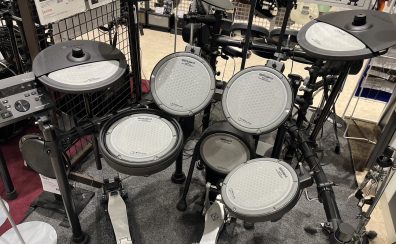 サイレント電子ドラムVQD106 V-Drums Quiet Design|音が静か！騒音対策に消音電子ドラムが当店でもお試しいただけます！
