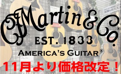 【2024年11月より価格改定】今がチャンス！ レイクタウン店 Martinギターラインナップ紹介！