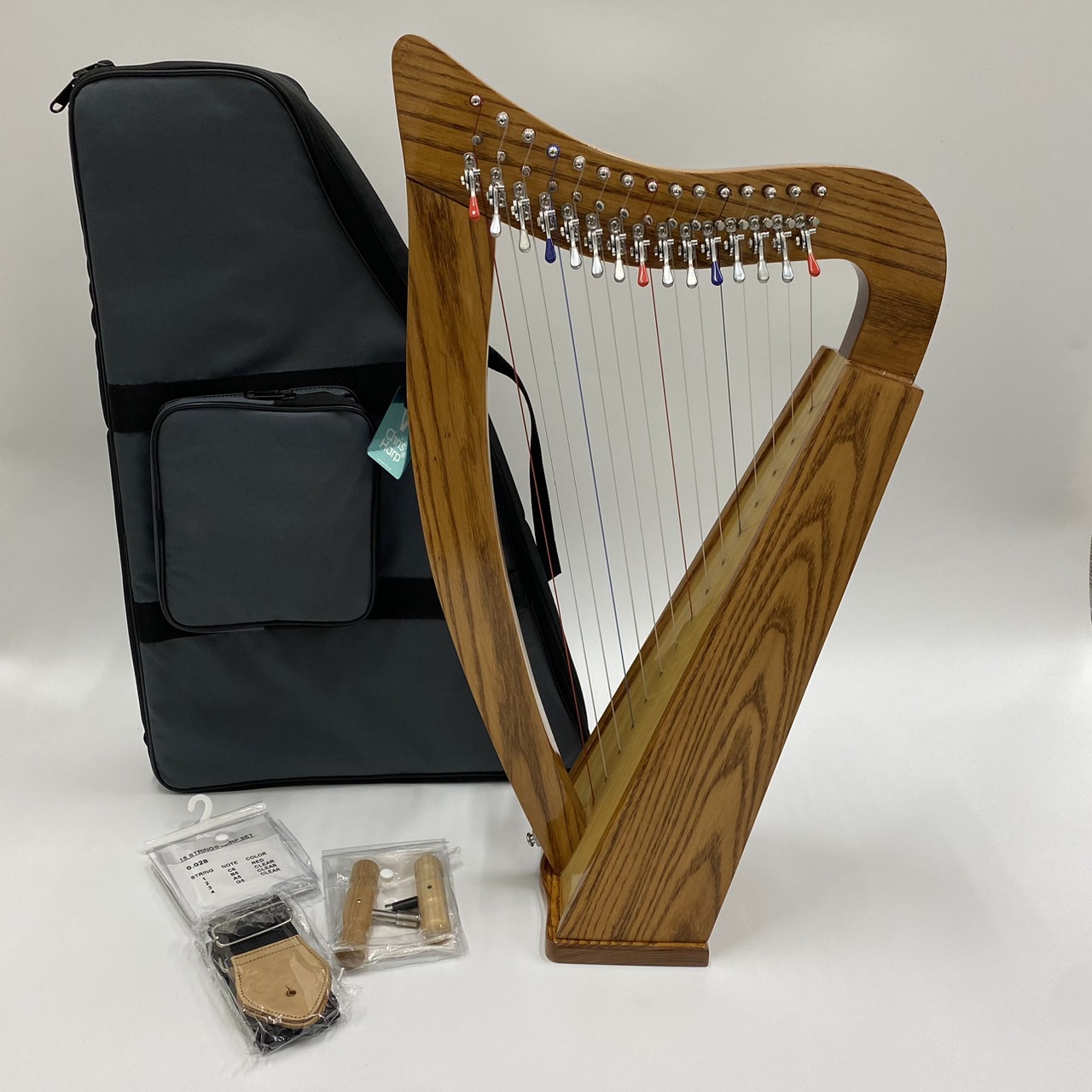 Chris Harp 15弦レバーハープChris Harp 15St (ネオブラウン)