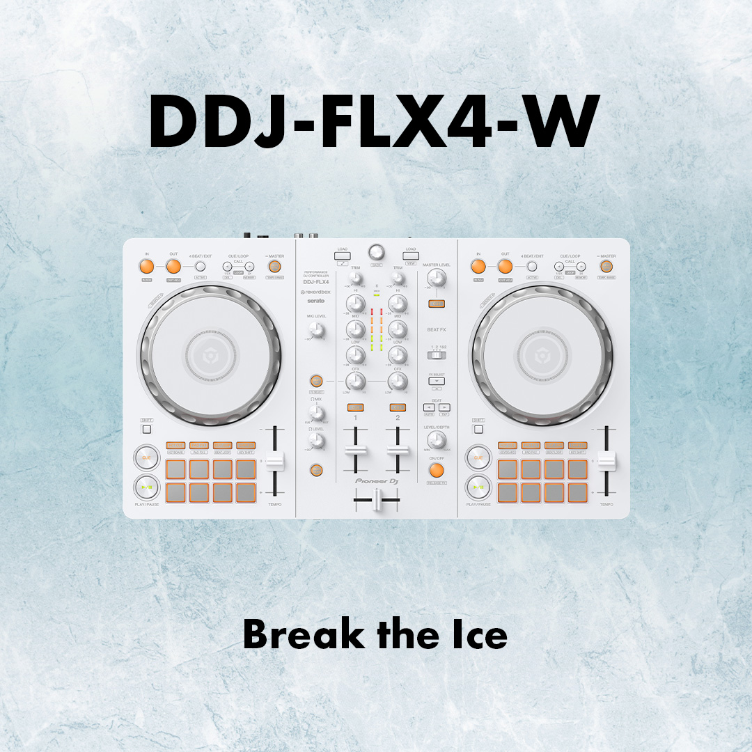 今だけの特別カラー!!DDJ-FLX4-W(6/25発売予定)