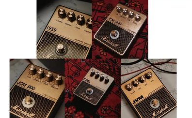 【次回入荷分ご予約受付中！】Marshall オーバードライブエフェクターシリーズ　ビンテージサウンドを忠実に再現！
