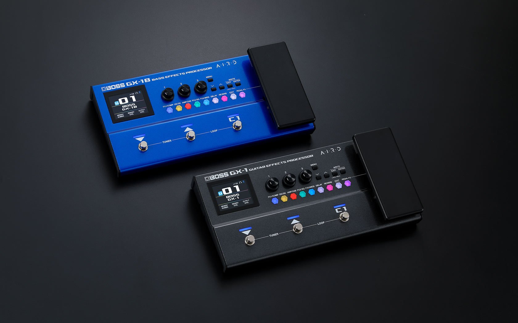 BOSS GX-1 は、プレミアムなサウンドと高い機能性を備えたギター用マルチ・エフェクターです。GXシリーズで定評のあるアンプ／エフェクト・アルゴリズムと最新のAIRDテクノロジーを採用し、チューブ・アンプのような自然な弾き心地と表現力を追求しています。軽量かつコンパクトな筐体ながら、カラー・ディ [&hellip;]