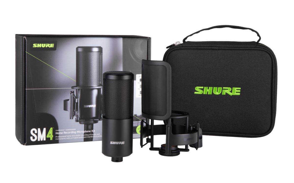 SHURESHURE SM4 Home Recording Microphone Kit