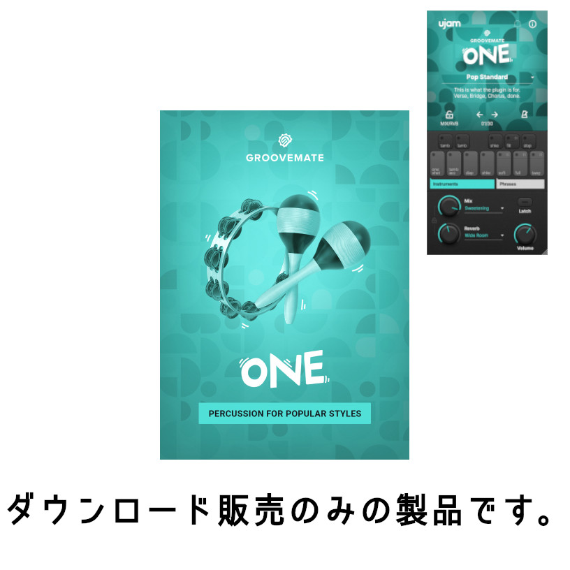 ポップ系音楽のお手軽パーカッションGroovemate One