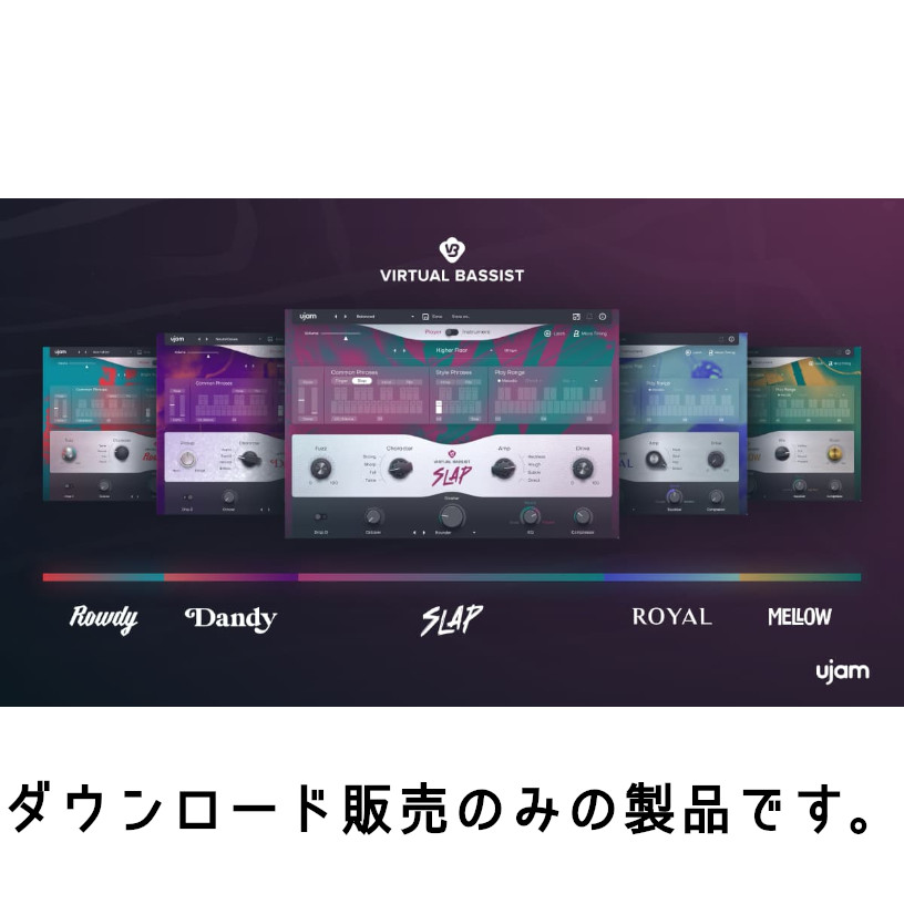 生ベース音源のVIRTUAL BASSIST 2 シリーズのバンドル版Virtual Bassist Bundle