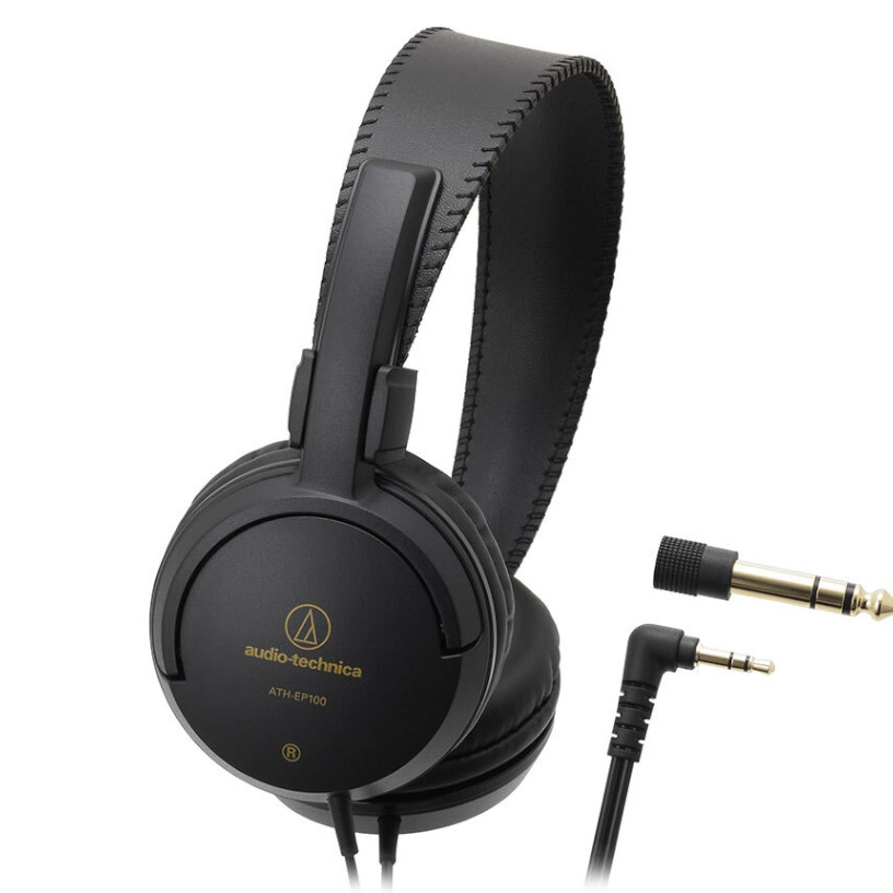 電子ピアノなどの音をクリアサウンドで楽しめる楽器モニターに便利な軽量ヘッドホンATH-EP100