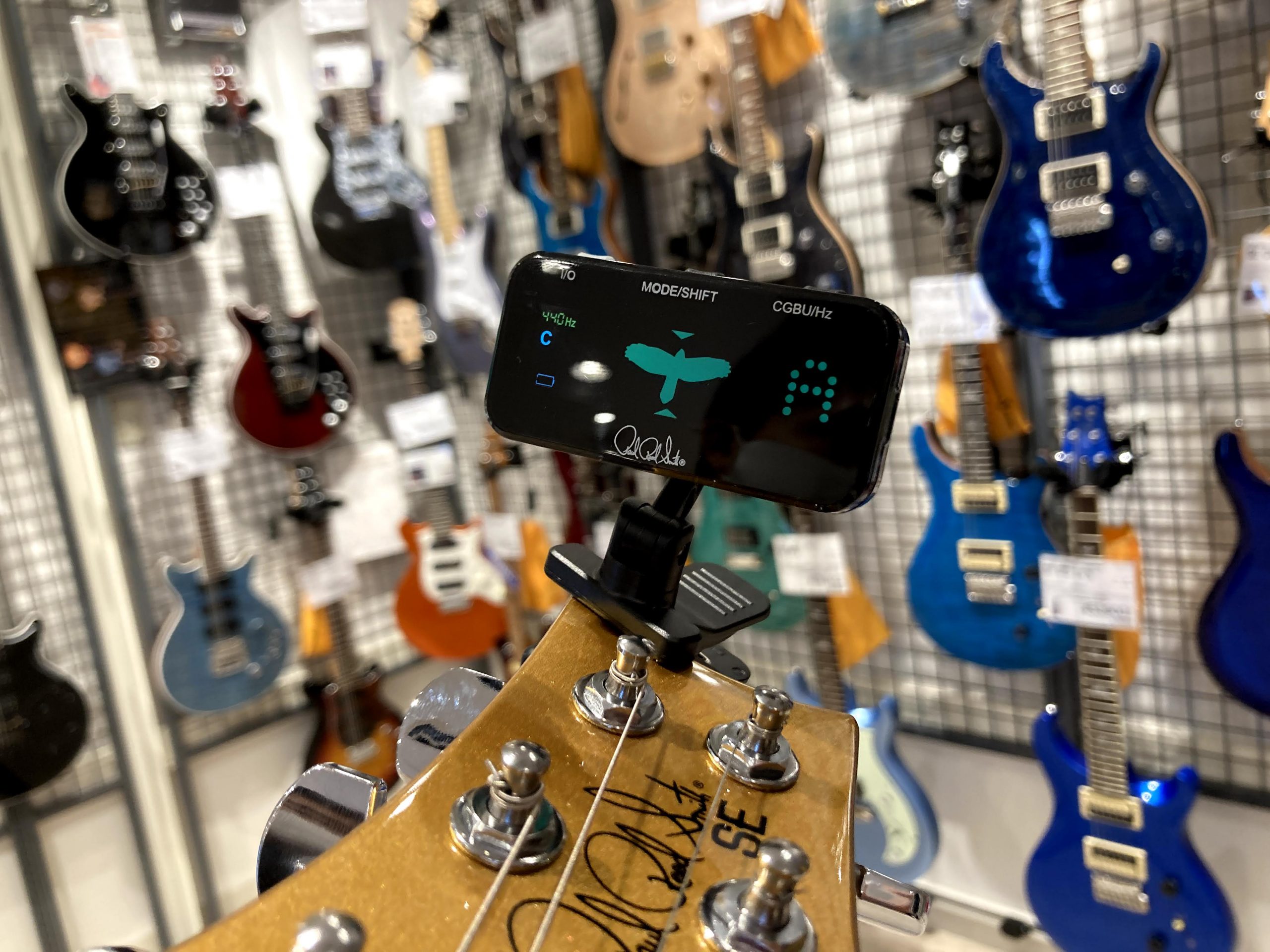 【ファン待望！？】PRSオリジナルチューナー入荷しました【PRS CLIP ON TUNER】