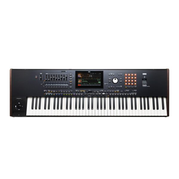 【Pa5X-76】<br />
<br />
高品位な何千ものサウンドと、様々な音楽ジャンルに対応できる何百ものスタイルを収録。<br />
KORG最高峰クラスのサウンドを搭載したKORGのフラグシップキーボード。76鍵盤モデル。