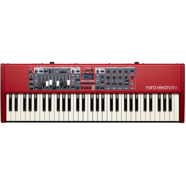 【NORD ELECTRO 6D 61】<br />
<br />
61鍵盤。オルガン音色のほか、高品位な音色を多数搭載した本格モデル