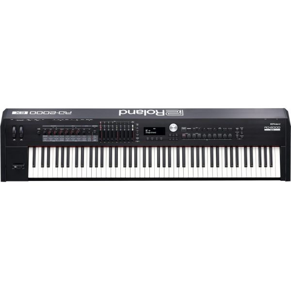 【RD-2000EX】<br />
<br />
88鍵盤。Rolandが誇るモデリング音源「V-Piano音源」と木製鍵盤を搭載。さらに拡張音色が2つ追加され、よりパワーアップしたRDシリーズのフラッグシップモデル。