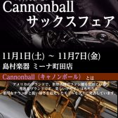 キャノンボールフェア開催！2025/11/1（土）～2025/11/7（金）まで開催しています！