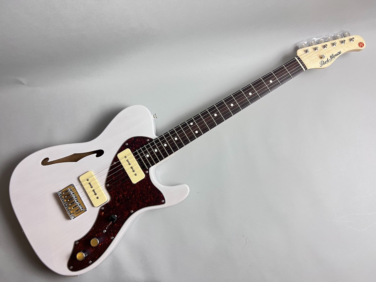 Red house guitarsPiccola T Hollow Trans White