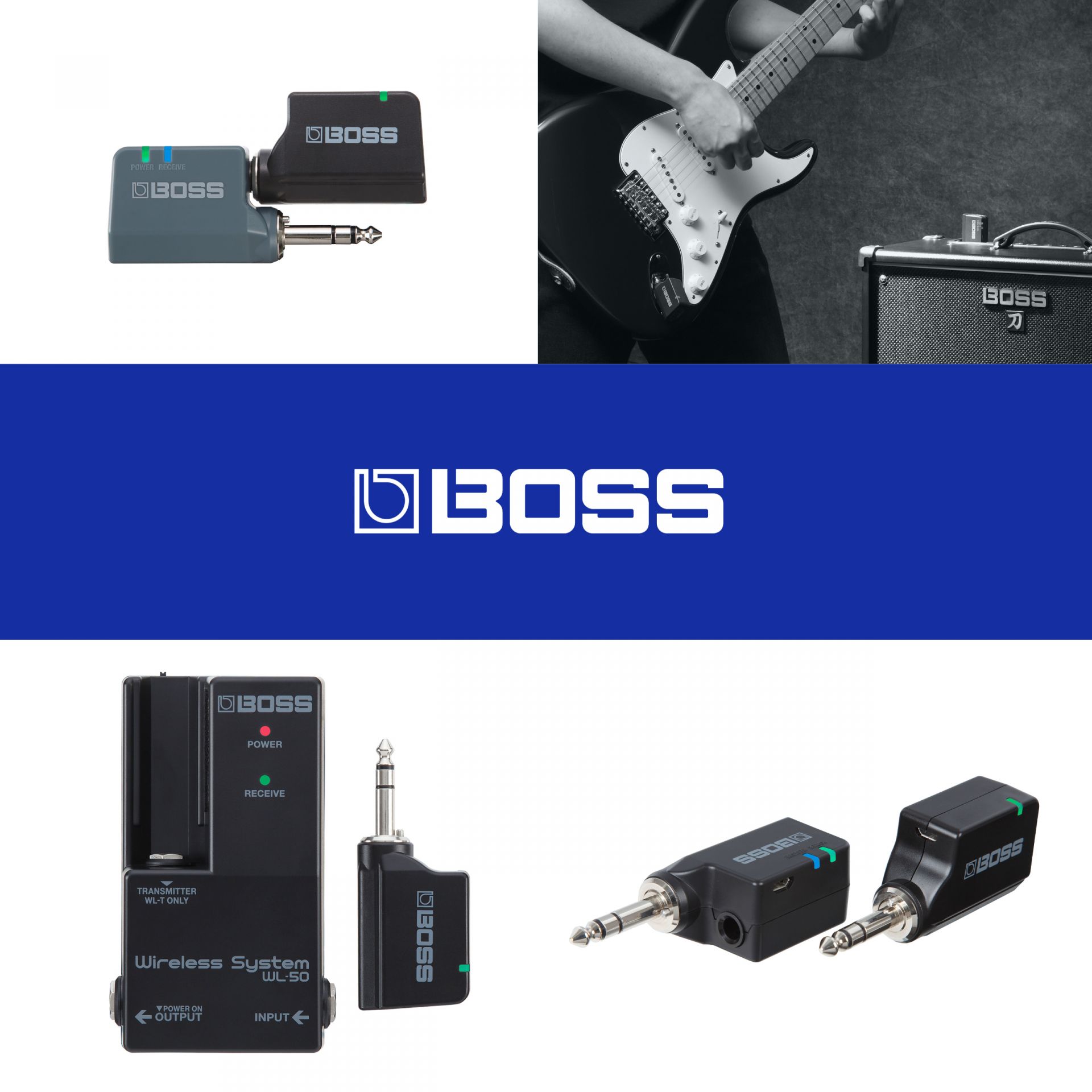 BOSS  WL-20L ギターワイヤレスシステム 匿名配送　防水対策梱包