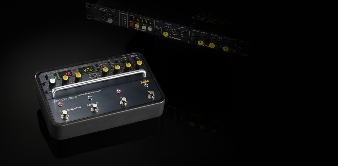 【新製品情報】デジタル・ディレイの名機””SDD-3000””がペダル・タイプで復活！