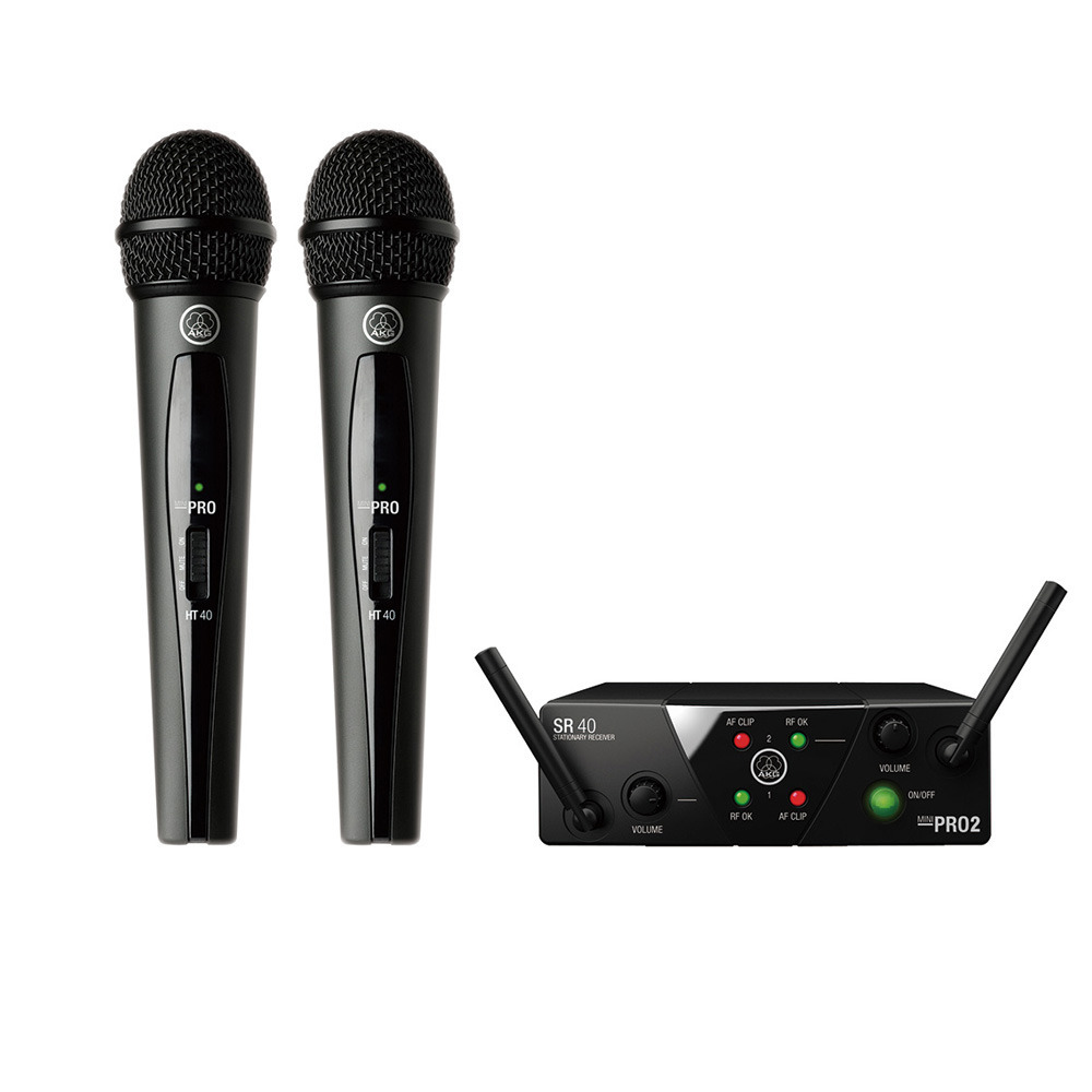 デュアルワイヤレスシステムWMS40 PRO MINI2 VOCAL SET DUAL