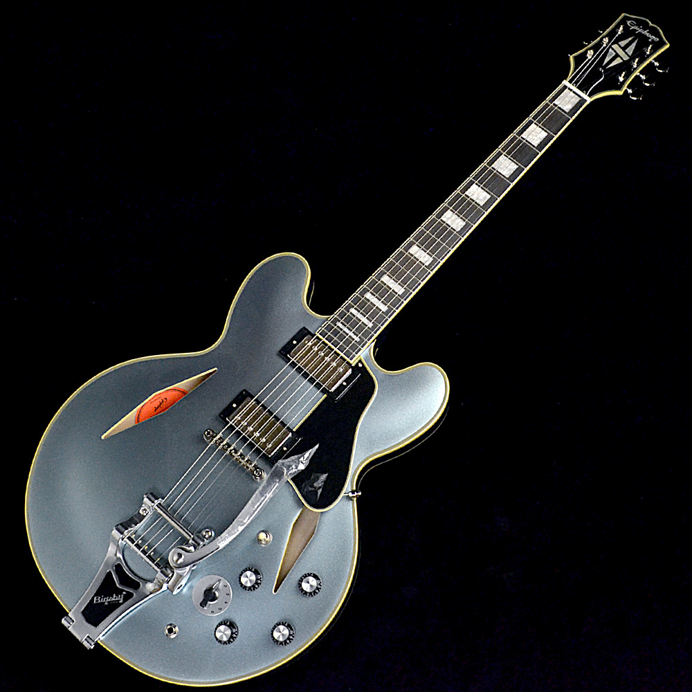 エボニーカラーに次ぐ人気のペルハムブルーEpiphone Ubukata ES-355 Ver.02 Pelham Blue